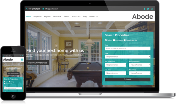 Abode Estate Agent Template