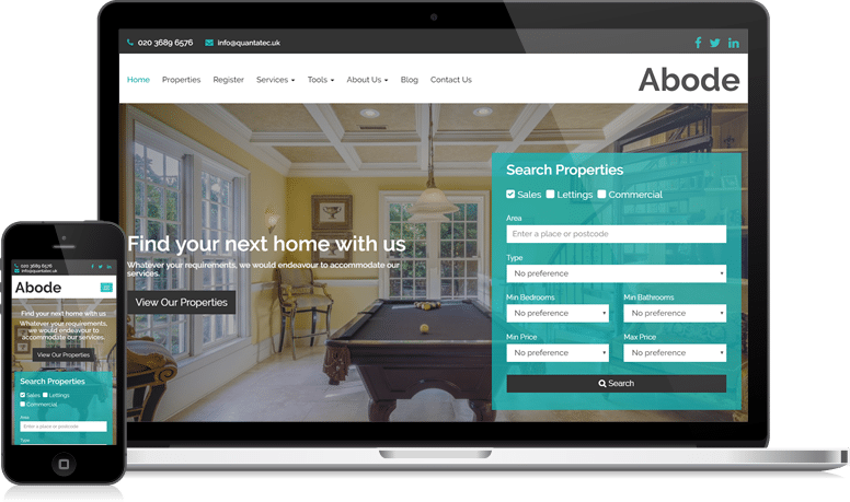 Abode Estate Agent Template