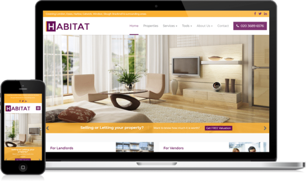 Habitat Estate Agent Template
