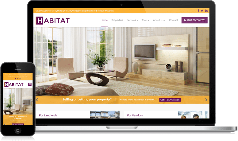 Habitat Estate Agent Template