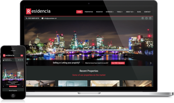Residencia Estate Agent Template
