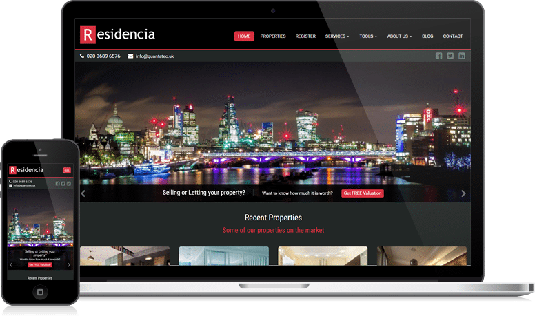 Residencia Estate Agent Template