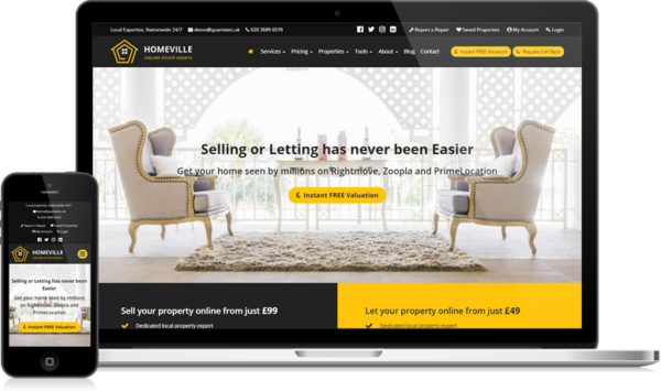 Homeville Online Estate Agent Template