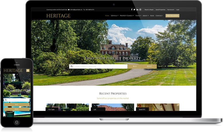 Heritage Estate Agent Template