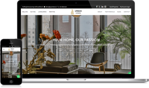 Urban Homes Estate Agent Template